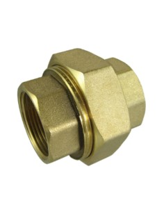 Straight union fitting 33x42 (1"1/4) Female/Female Brass...