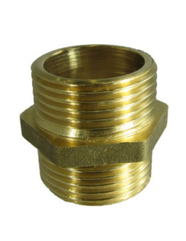 1 x Nipple figure 280 Male / Male 1/2" Brass