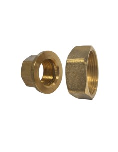 Flat union fitting Female/Female 26x34 (1") X S1"1/2 Brass 2