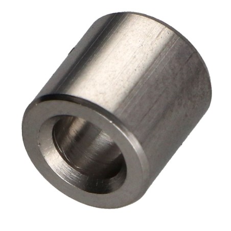 1 x Coupling Nut Cylindrical Smooth 10X4 Diameter Internal 6 Stainless Steel