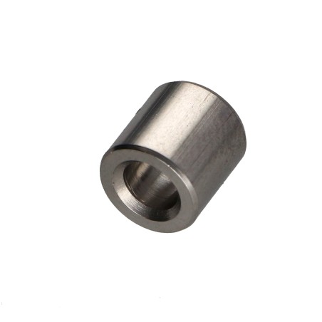 1 x Coupling Nut Cylindrical Smooth 8X8 Diameter Internal 4 Stainless Steel