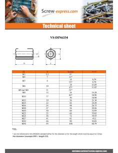 Manchon Hexagonal M10X30 Flatbed 12 Zinc Plated 2