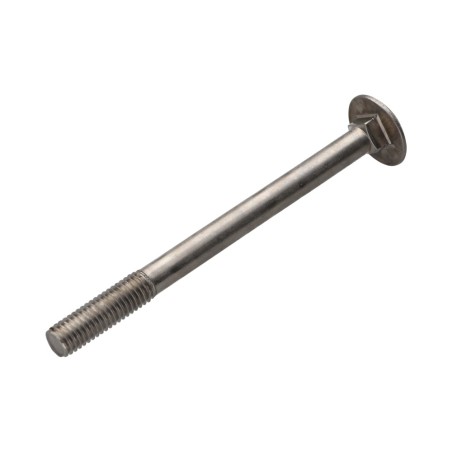 1 x Carriage Bolt Stainless Steel A2 M12X120 Partial Thread