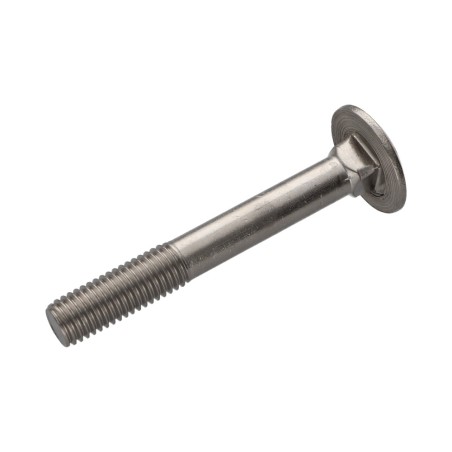 1 x Carriage Bolt Stainless Steel A2 M10X80 Partial Thread