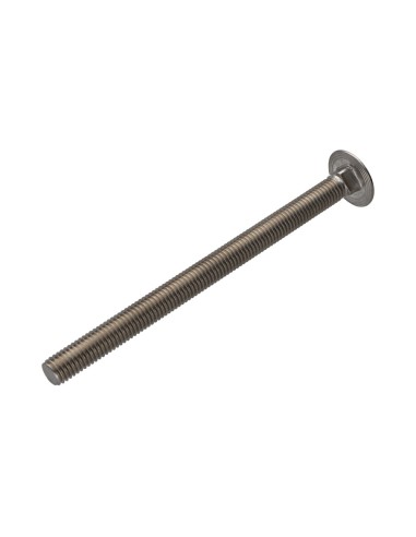 1 x Carriage Bolt Stainless Steel A2 M10X140...