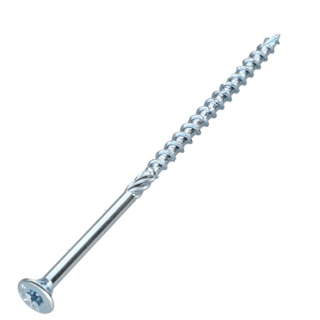 1 x Framing screws TEKOR Countersunk Head With Serration T40 10X140 Thread Length: 80 cut Type 17 Drilling Point Zinc