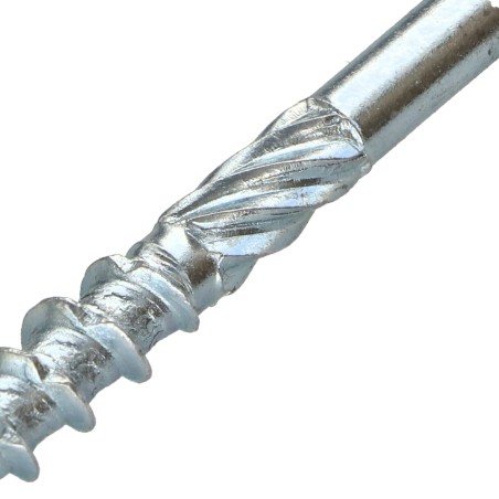 1 x Framing screws TEKOR Countersunk Head With Serration T40 10X140 Thread Length: 80 cut Type 17 Drilling Point Zinc