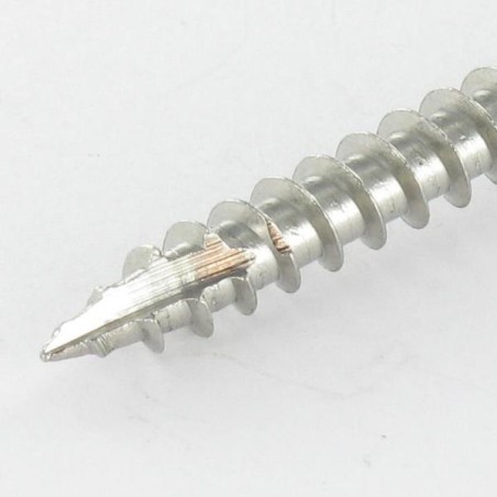 1 x Carpenter Screw Disc Head Stainless Steel A2 10X360 Thread Length: 105 T40 Head Diameter: 25
