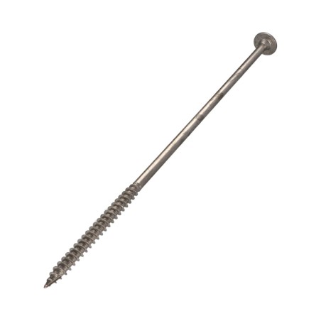 1 x Carpenter Screw Disc Head Stainless Steel A2 8X220 Thread Length: 80 T40 Head Diameter: 20