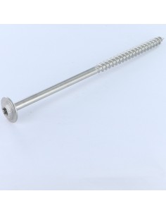 Carpenter Screw Disc Head Stainless Steel A2 8X100 T40...