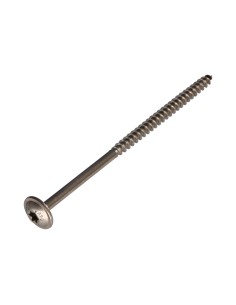 Carpenter Screw Disc Head Stainless Steel A2 6X110 Thread...