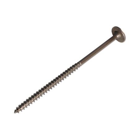1 x Carpenter Screw Disc Head Stainless Steel A2 6X110 Thread Length: 70 T25 Head Diameter: 15