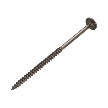 1 x Carpenter Screw Disc Head Stainless Steel A2 6X180 Thread Length: 70 T25 Head Diameter: 15