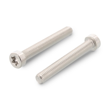 1 x Machine Screw Pan Head Low TORX T45 M8X60 Full Thread Stainless Steel A2