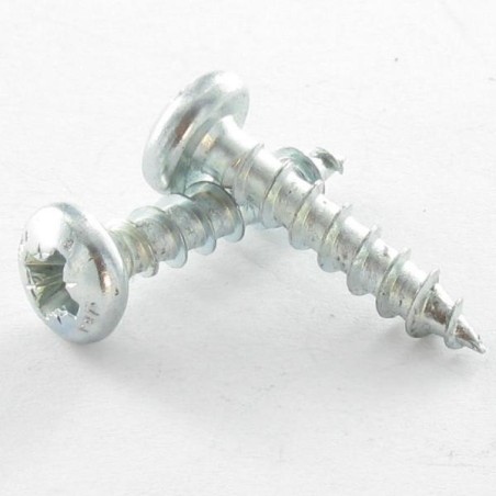 1 x Chipboard Screw Round Head Pozi 3.5X15 Black Zinc Plated