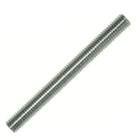1 x Threaded Rod M6 Length 1 Meter Pitch Left Zinc Plated