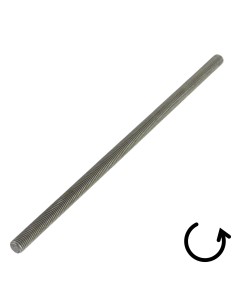 Threaded Rod M5 Length 1 Meter Pitch Left Steel