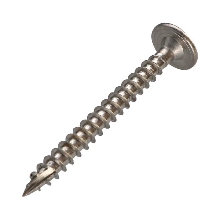 1 x Carpenter Screw Disc Head Stainless Steel A2 8X80 Thread Length: 72 T40 Head Diameter: 20
