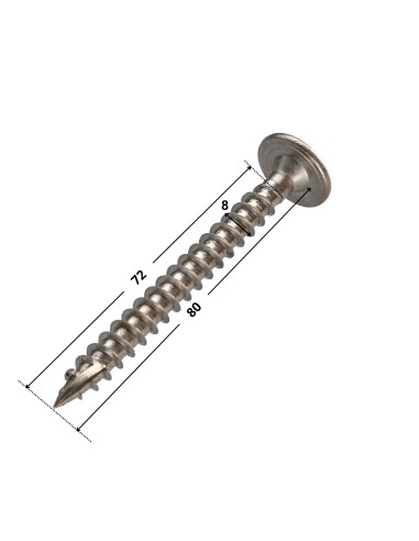 1 x Carpenter Screw Disc Head Stainless Steel...
