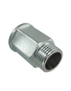 Hexagonal nipple Figure 529 Male/Female 15X21 X 30 Chrome...