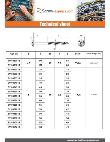 1 x Carpenter Screw Disc Head Stainless Steel...