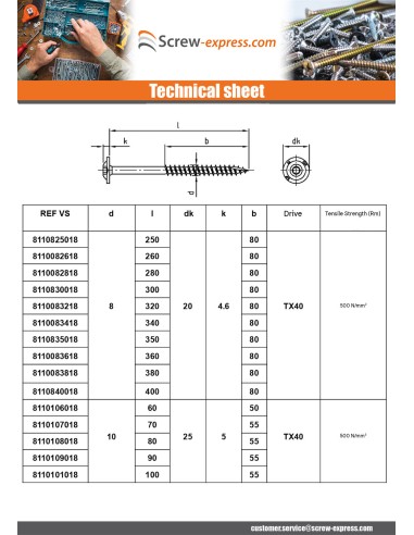 1 x Carpenter Screw Disc Head Stainless Steel...