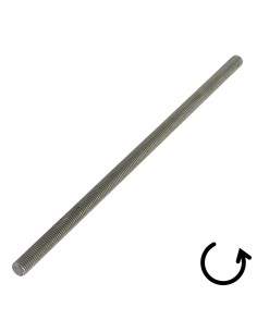 Threaded Rod M8 Length 1 Meter Pitch Left Steel