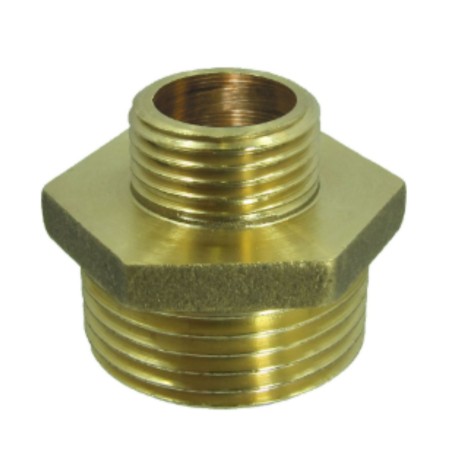 1 x Reduced nipple Figure 245 for flat joint Male / Male reinforced 40X49 X 50X60 Brass