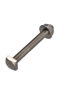 Box of 50 T.CAR 6X50 +50 Nut With Serration M6 Stainless...
