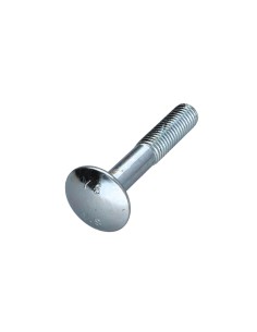 Carriage Bolt M12X75 Partial Thread Zinc Plated