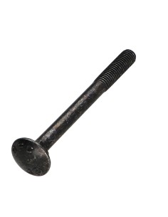 Carriage Bolt M5X55 Partial Thread Black Zinc Plated