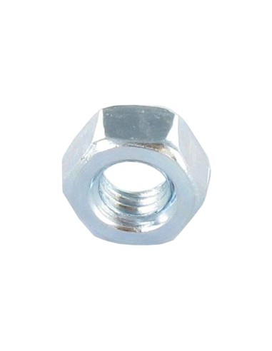 1 x Hexagonal nut M7 Pitch 100 Class 8 Zinc Plated