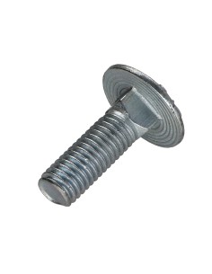 Carriage Bolt M10X30 Partial Thread Class 8.8 Zinc Plated 2