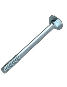 Carriage Bolt M6X70 Partial Thread Class 8.8 Zinc Plated 2