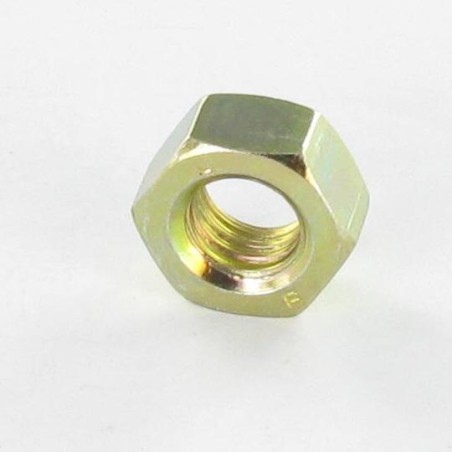1 x Hexagonal nut M10 Class 8 Yellow Zinc