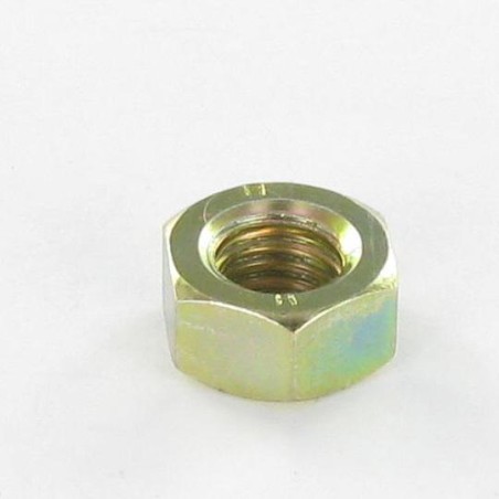 1 x Hexagonal nut M10 Class 8 Yellow Zinc