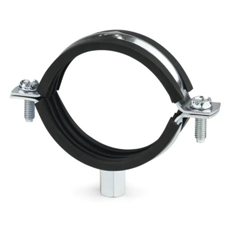 1 x Reinforced soundproof collar M8-M10 Diameter 15 to 19 Zinc Plated