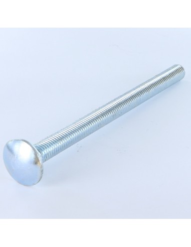 1 x Carriage Bolt M10X55 Full Thread Zinc Plated