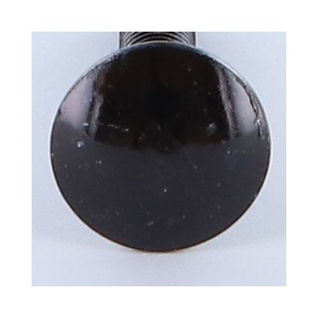 1 x Carriage Bolt M6X45 Full Thread Black Zinc Plated