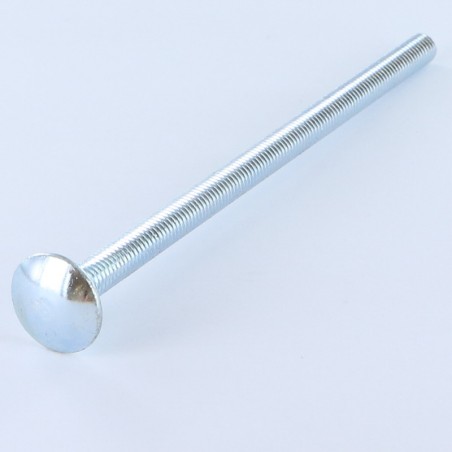 1 x Carriage Bolt M8X120 Full Thread Zinc Plated