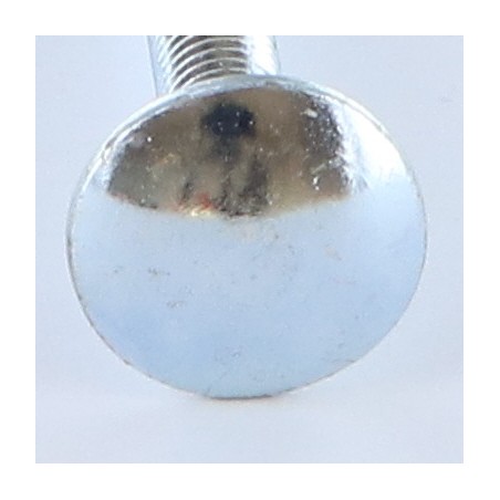 1 x Carriage Bolt M8X120 Full Thread Zinc Plated