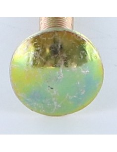 Carriage Bolt M8X50 Full Thread Yellow Zinc 2