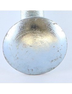 Carriage Bolt M12X100 Full Thread Zinc Plated 2
