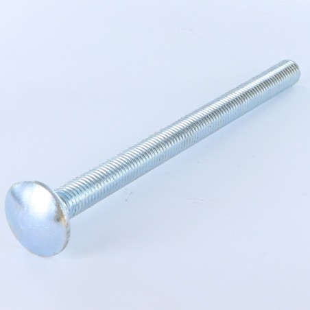 1 x Carriage Bolt M10X75 Full Thread Zinc Plated