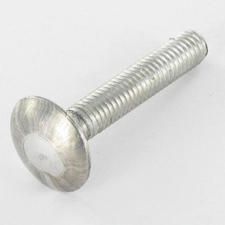 1 x Carriage Bolt M5X45 Full Thread Zinc Plated