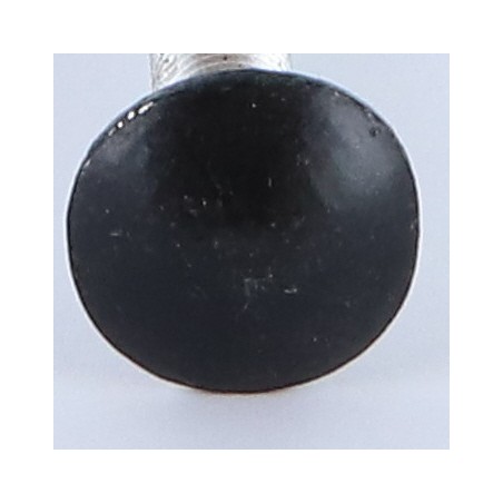 1 x Carriage Bolt M7X65 Pitch 100 Full Thread Aluminium Ral9005/Jet Black 30%