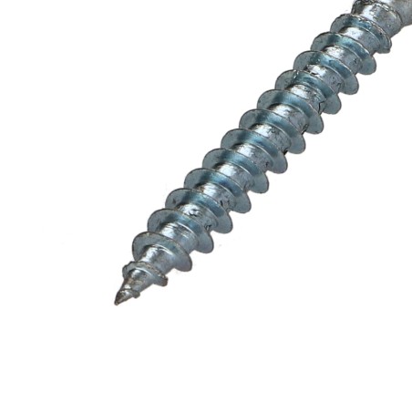1 x Chipboard Screw Countersunk Head Pozi PZ2 4.5X35 Full Thread Zinc Plated Ral9004/Signal Black 30% BRI