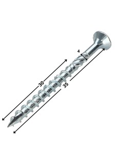 Framing screws TEKOR Countersunk Head With Serration T20... 2