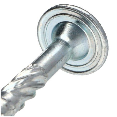 1 x Chipboard Screw Tekor Disc Head Screw T30 cut Type 17 Drilling Point 6X70 Partial Thread Zinc Plated