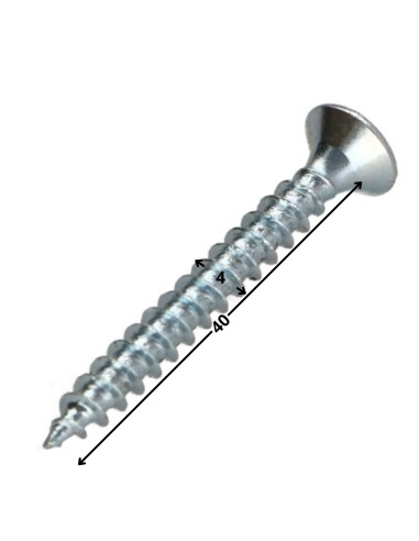 1 x Chipboard Screw Countersunk Head Pozi PZ2...